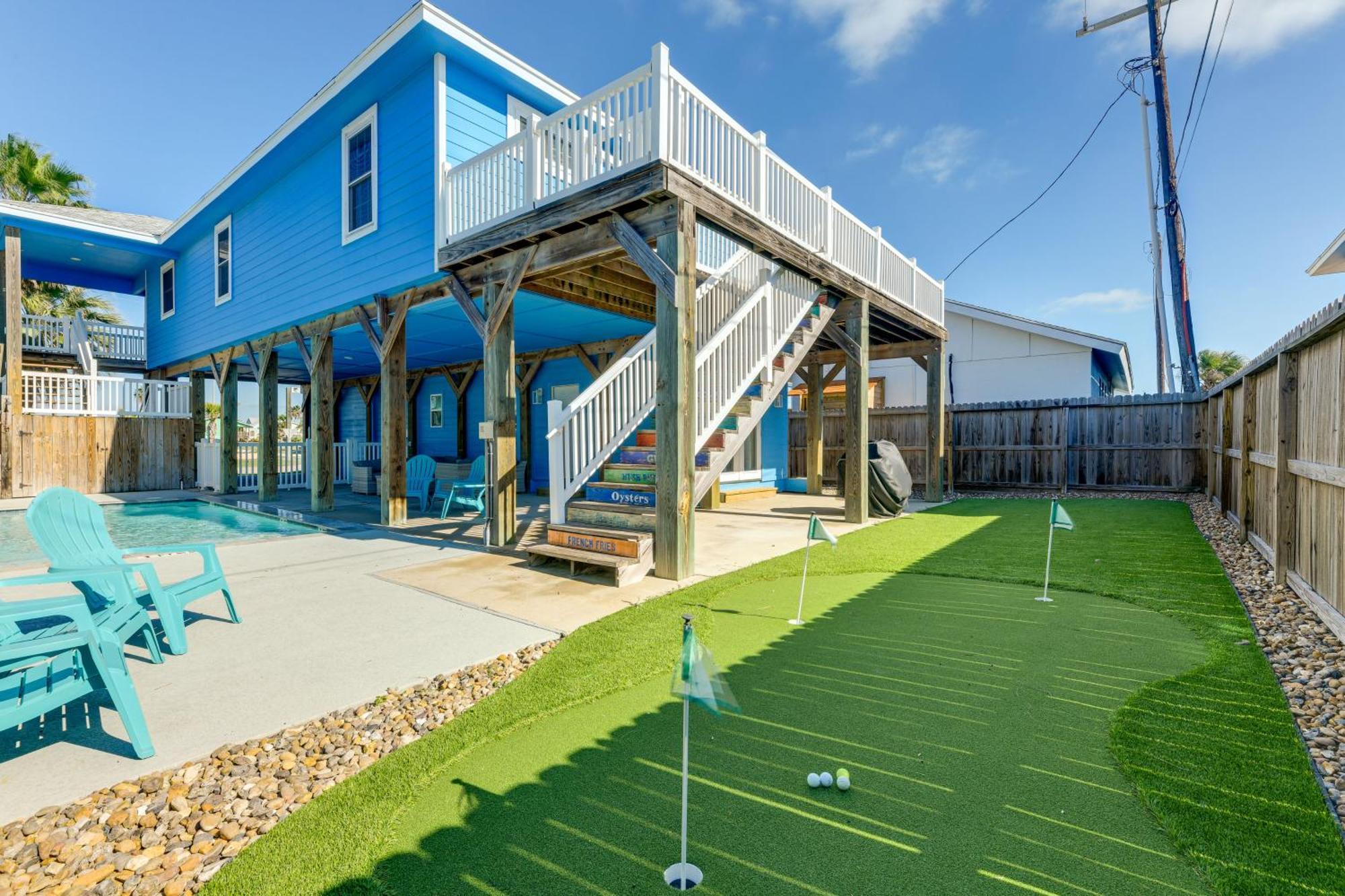 Trendy Port Aransas Home With Private Pool And Deck! Dış mekan fotoğraf