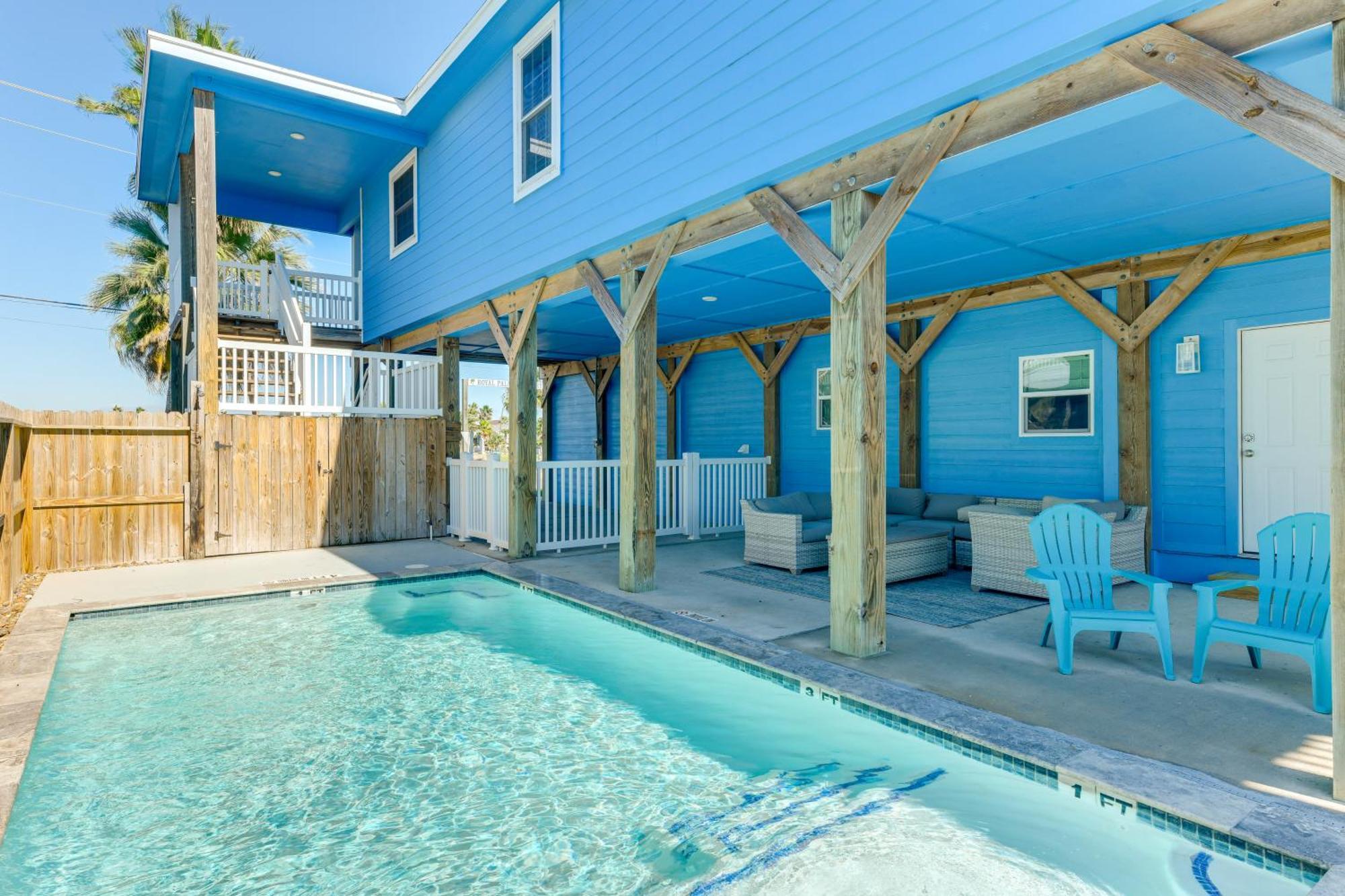 Trendy Port Aransas Home With Private Pool And Deck! Dış mekan fotoğraf